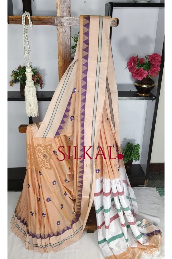 Ilkal_Flower_Butta_Saree_SKL03674