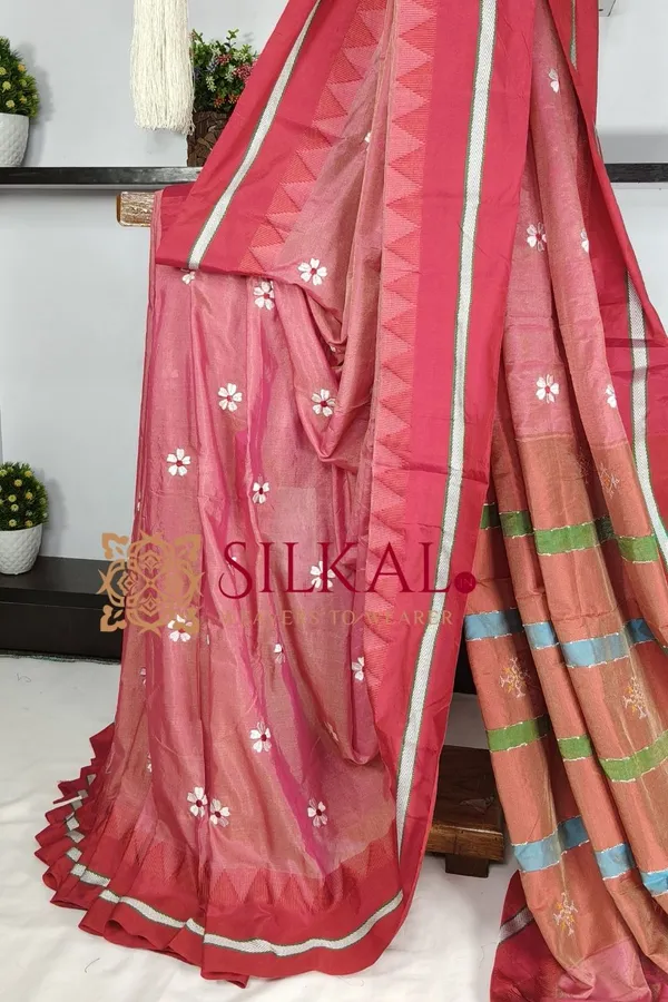 Ilkal_Flower_Butta_Saree_SKL03675