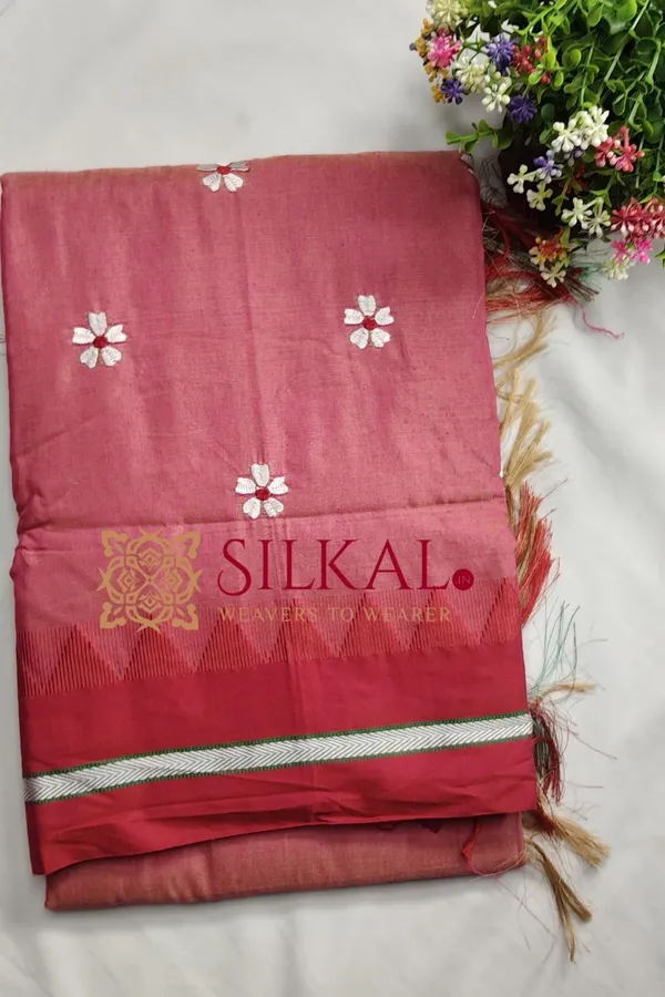 Ilkal_Flower_Butta_Saree_SKL03675