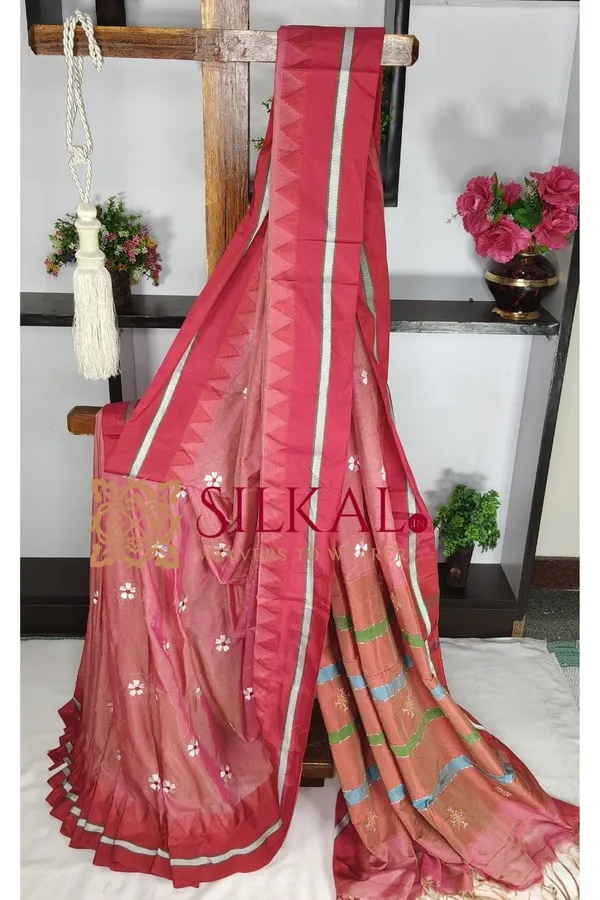 Ilkal_Flower_Butta_Saree_SKL03675