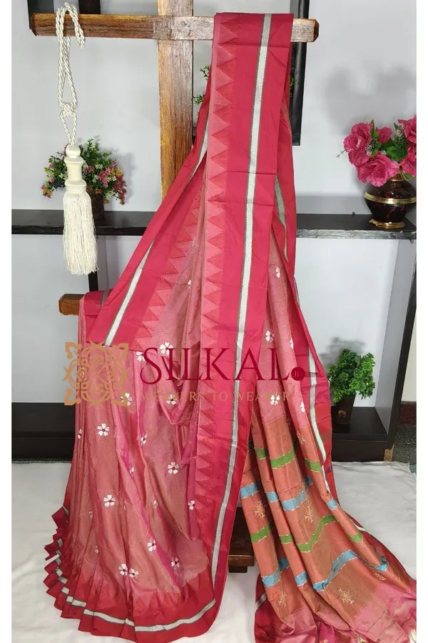 Ilkal_Flower_Butta_Saree_SKL03675