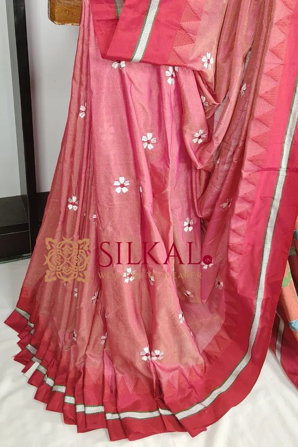 Ilkal_Flower_Butta_Saree_SKL03675