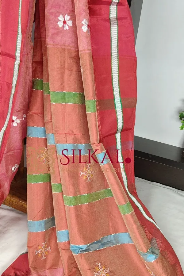 Ilkal_Flower_Butta_Saree_SKL03675