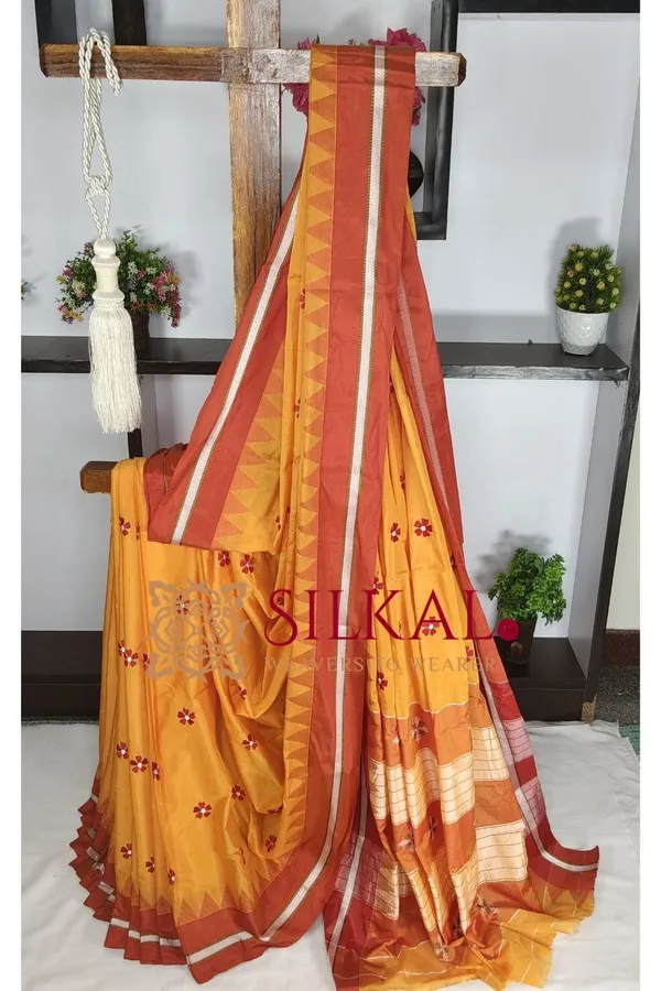 Ilkal_Flower_Butta_Saree_SKL03676