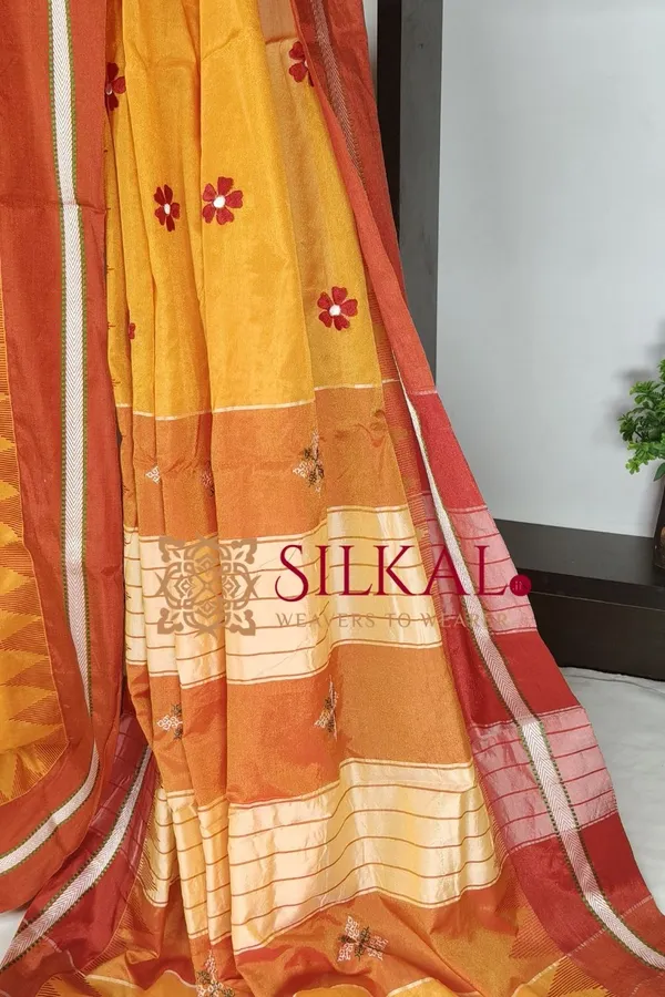 Ilkal_Flower_Butta_Saree_SKL03676