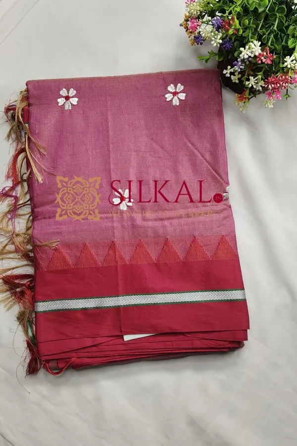 Ilkal_Flower_Butta_Saree_SKL03677