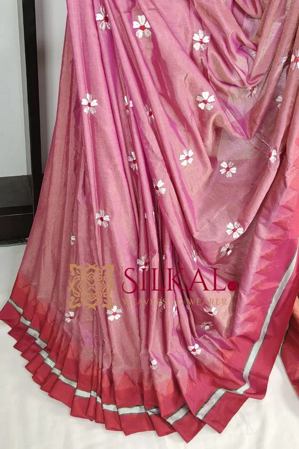 Ilkal_Flower_Butta_Saree_SKL03677