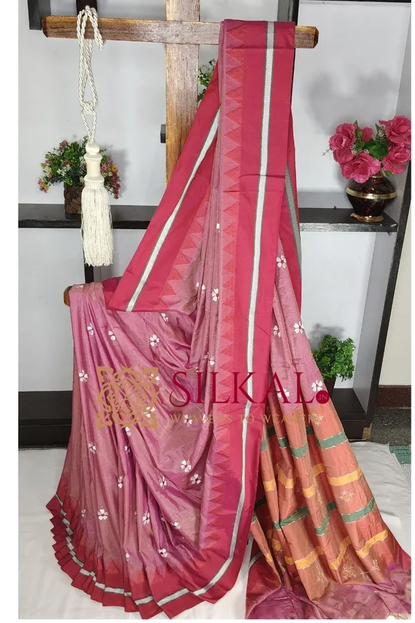 Ilkal_Flower_Butta_Saree_SKL03677