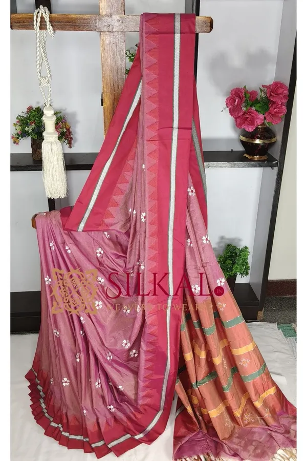 Ilkal_Flower_Butta_Saree_SKL03677