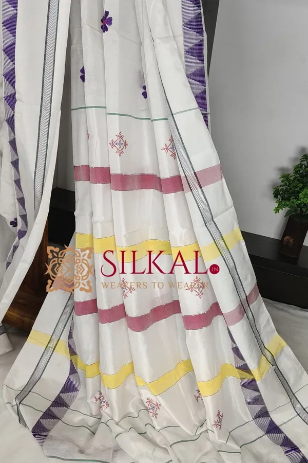 Ilkal_Flower_Butta_Saree_SKL03679