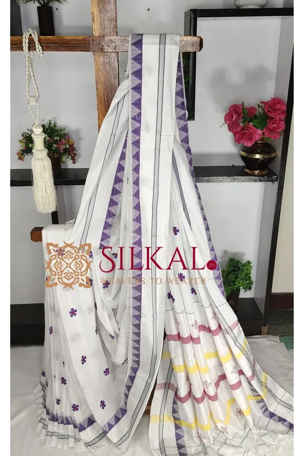 Ilkal_Flower_Butta_Saree_SKL03679