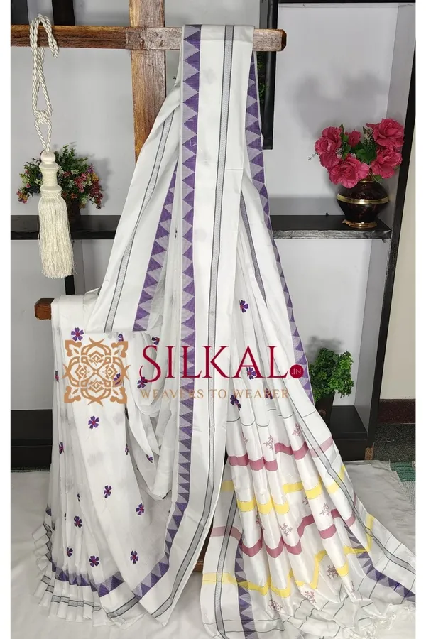 Ilkal_Flower_Butta_Saree_SKL03679