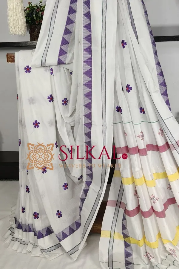 Ilkal_Flower_Butta_Saree_SKL03679