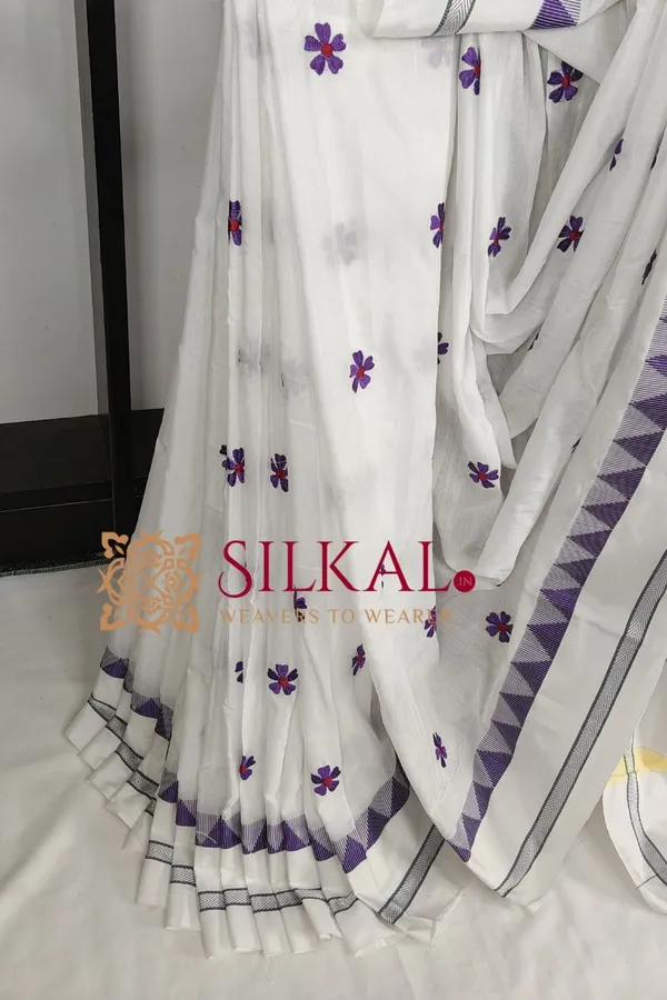 Ilkal_Flower_Butta_Saree_SKL03679