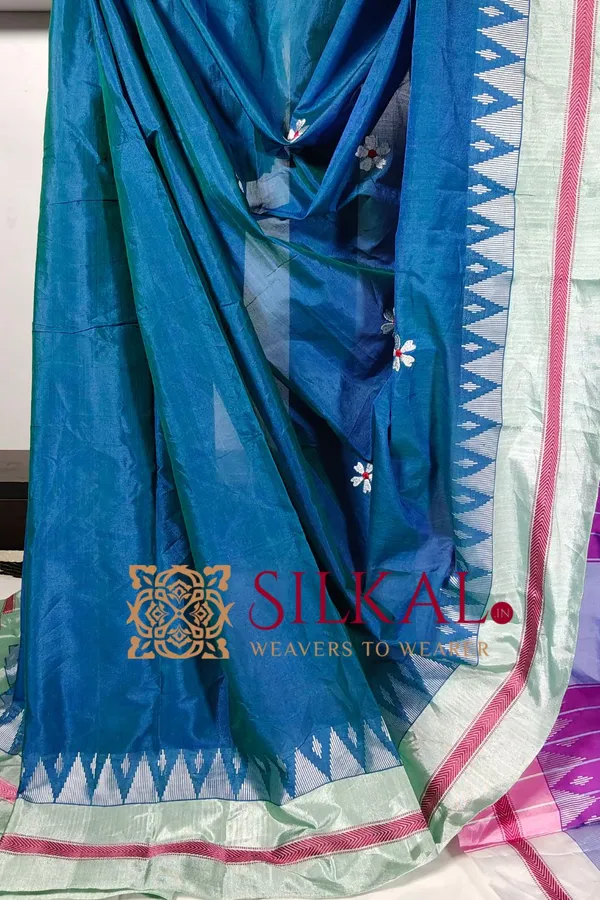 Ilkal_Flower_Butta_Saree,_Saree_Code-_SKL03259