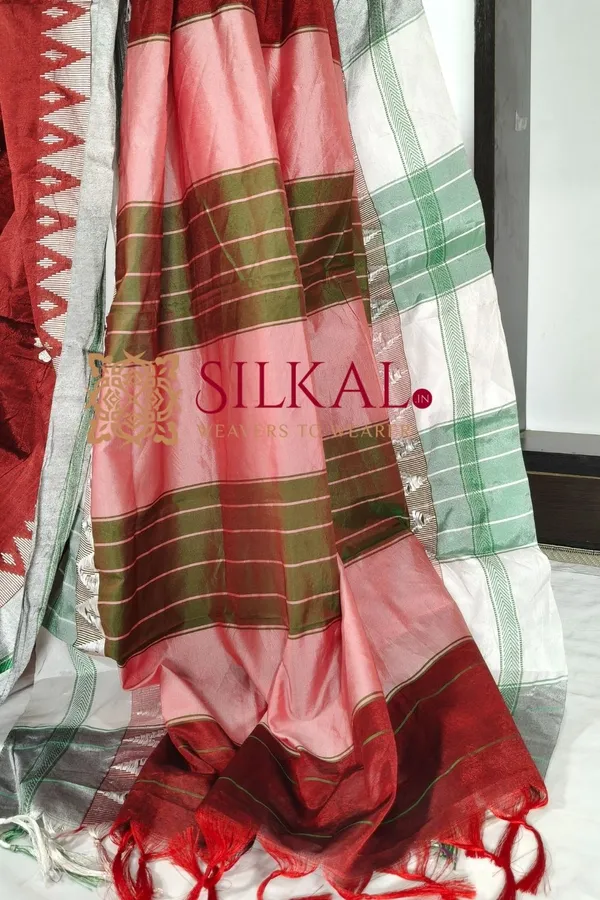 Ilkal_Flower_Butta_Saree,_Saree_Code-_SKL03262