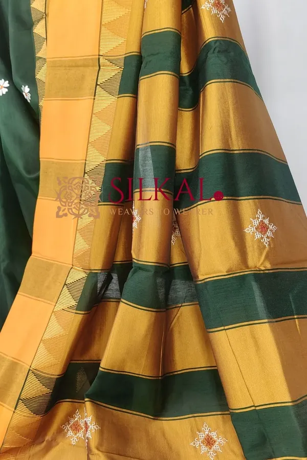 Ilkal_Flower_Butta_Saree,_Saree_Code-_SKL03269