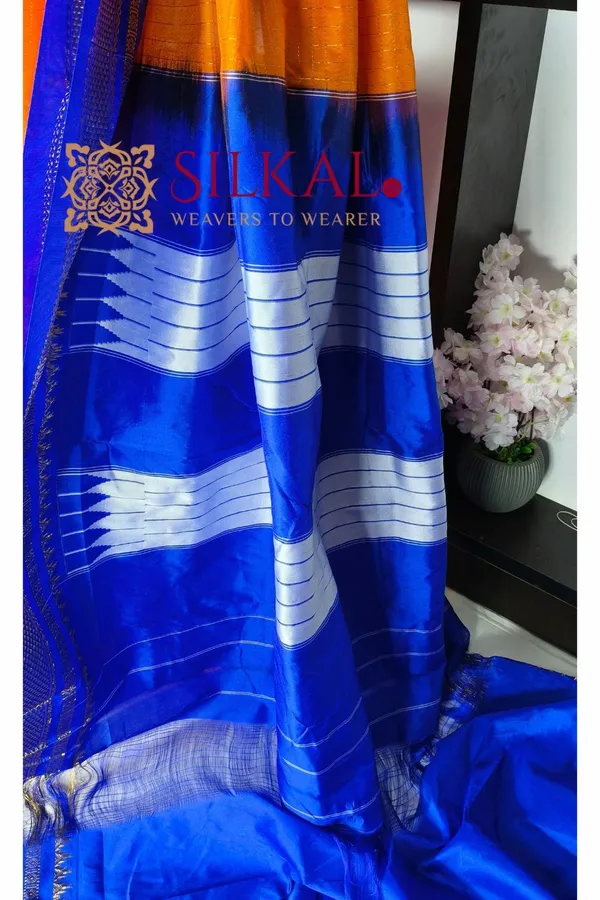 Ilkal_Gadwal_Jari_Checks_Saree_SKL04341