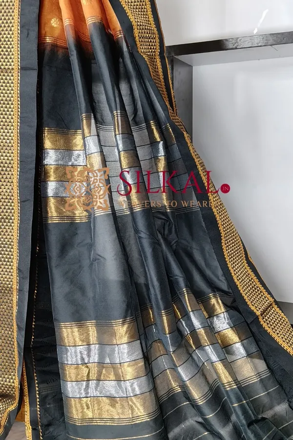 Ilkal_Gadwal_Teple__Butta_Cotton_Silk_Saree_SKL03621