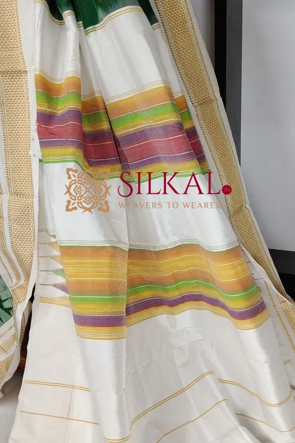 Ilkal_Gadwal_Teple__Butta_Cotton_Silk_Saree_SKL03623