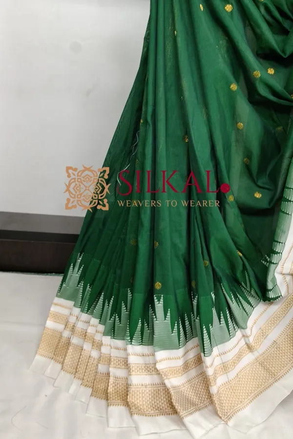 Ilkal_Gadwal_Teple__Butta_Cotton_Silk_Saree_SKL03623