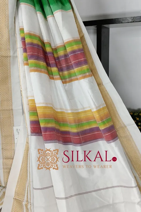 Ilkal_Gadwal_Teple__Butta_Cotton_Silk_Saree_SKL03624
