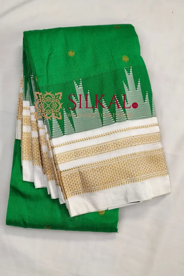 Ilkal_Gadwal_Teple__Butta_Cotton_Silk_Saree_SKL03624
