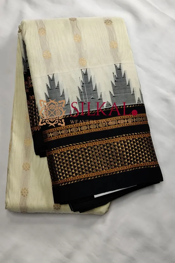 Ilkal_Gadwal_Teple__Butta_Cotton_Silk_Saree_SKL03625