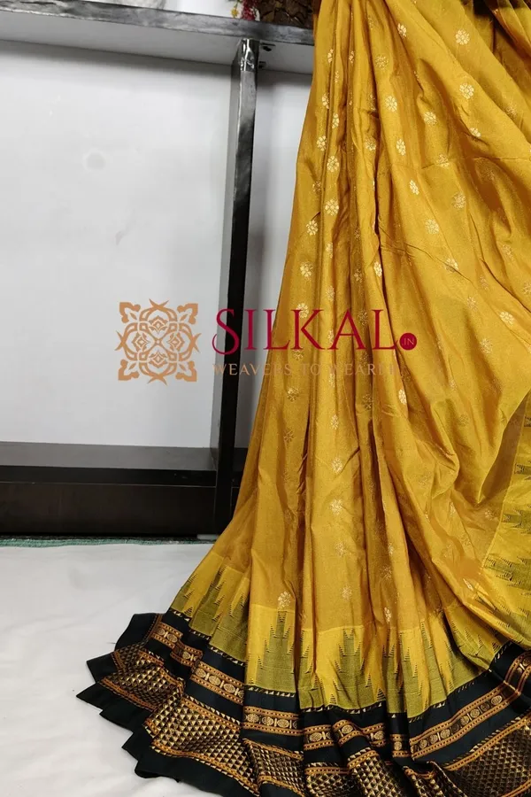 Ilkal_Gadwal_Teple__Butta_Cotton_Silk_Saree_SKL03628