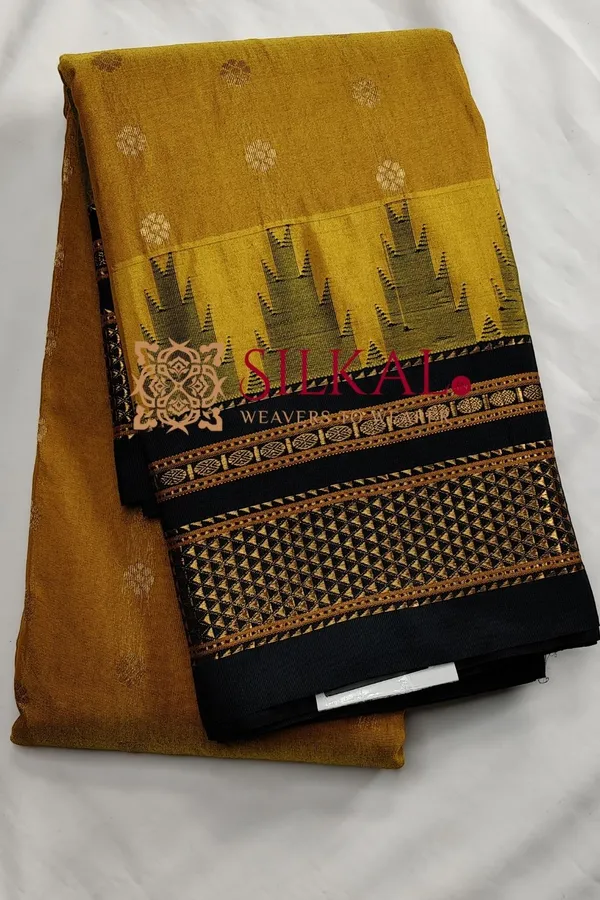 Ilkal_Gadwal_Teple__Butta_Cotton_Silk_Saree_SKL03628