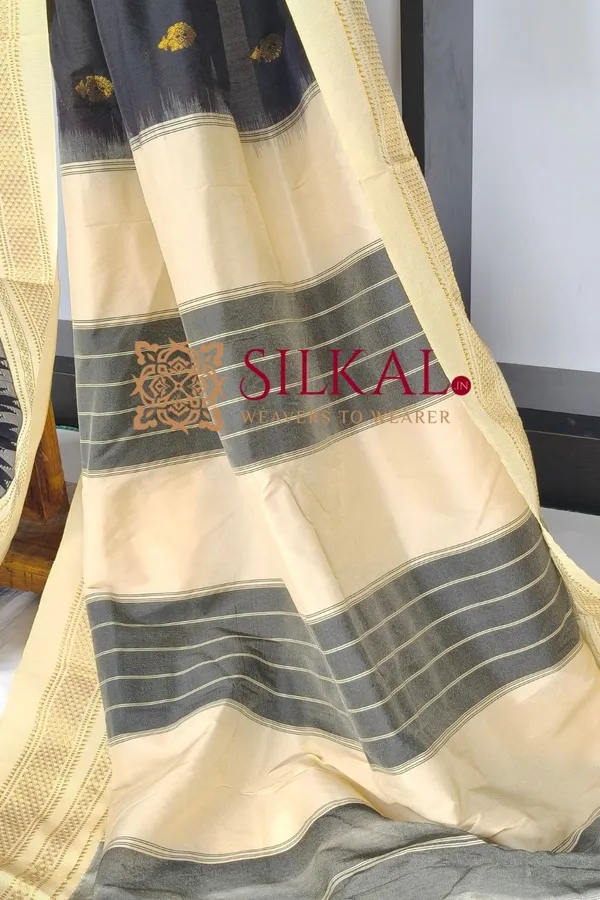 Ilkal_Gadwal_Teple__Butta_Cotton_Silk_Saree_SKL03629