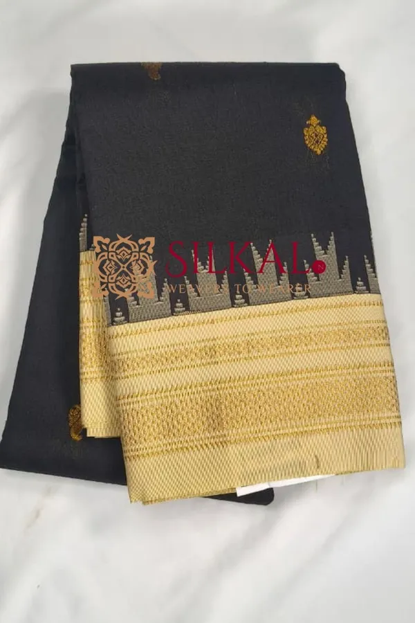 Ilkal_Gadwal_Teple__Butta_Cotton_Silk_Saree_SKL03629