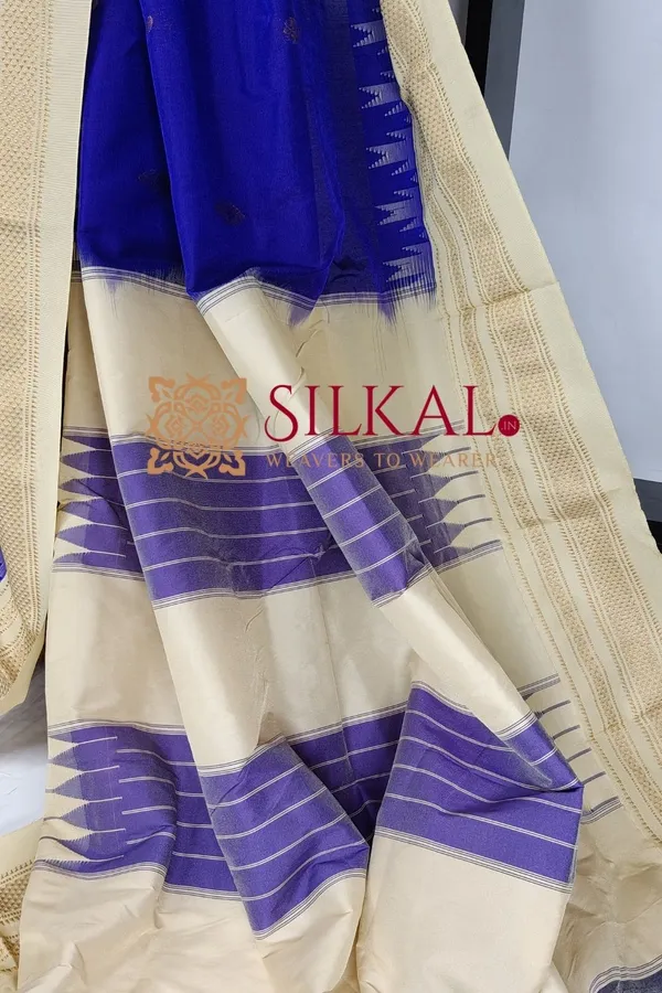 Ilkal_Gadwal_Teple__Butta_Cotton_Silk_Saree_SKL03630