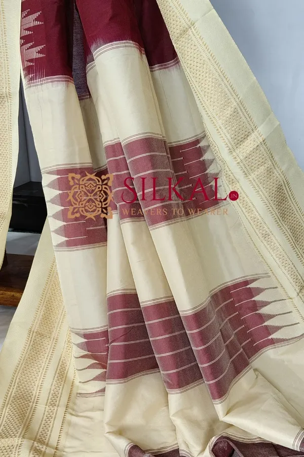 Ilkal_Gadwal_Teple__Butta_Cotton_Silk_Saree_SKL03633