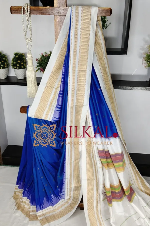 Ilkal_Gadwal_Teple__Butta_Cotton_Silk_Saree_SKL03636