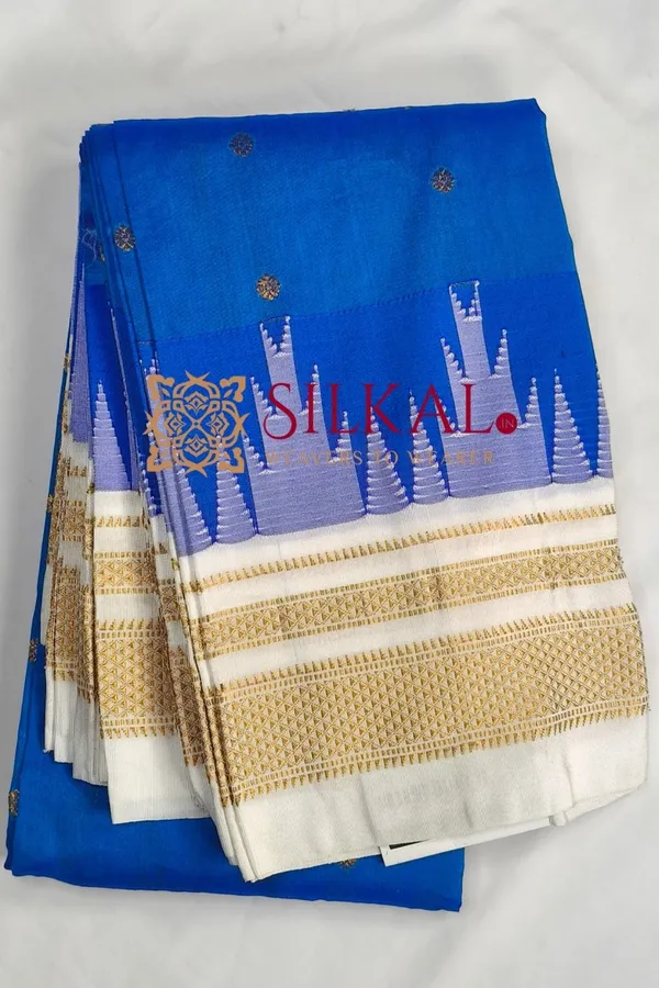 Ilkal_Gadwal_Teple__Butta_Cotton_Silk_Saree_SKL03636