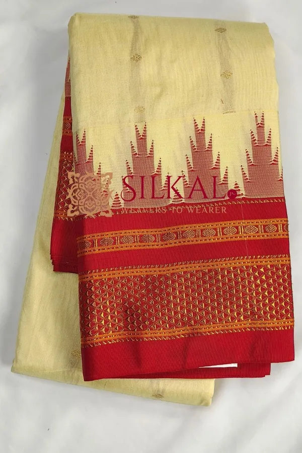 Ilkal_Gadwal_Teple__Butta_Cotton_Silk_Saree_SKL03637