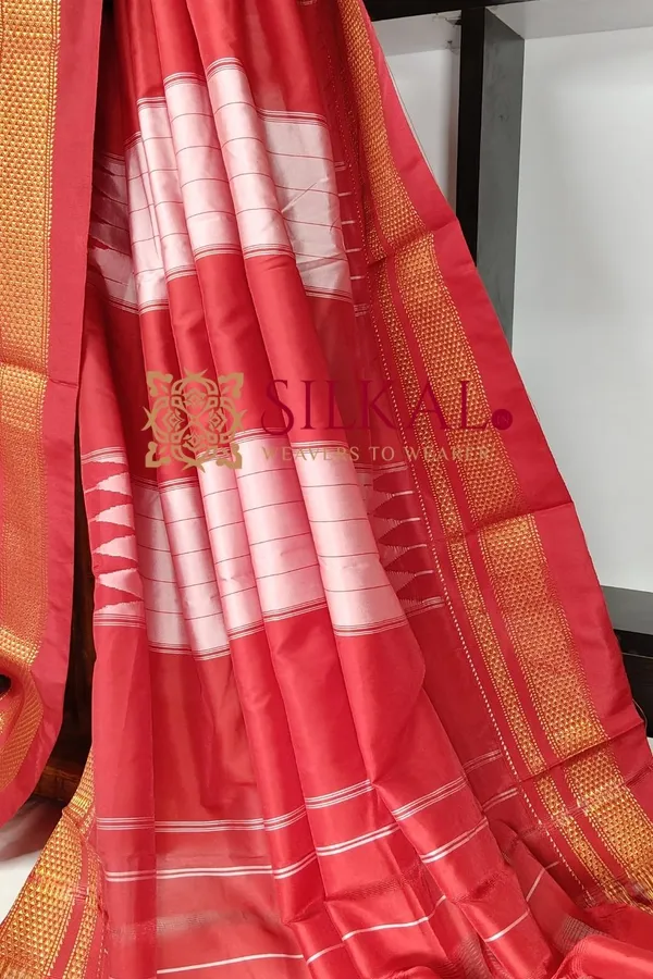 Ilkal_Gadwal_Teple__Butta_Cotton_Silk_Saree_SKL03639