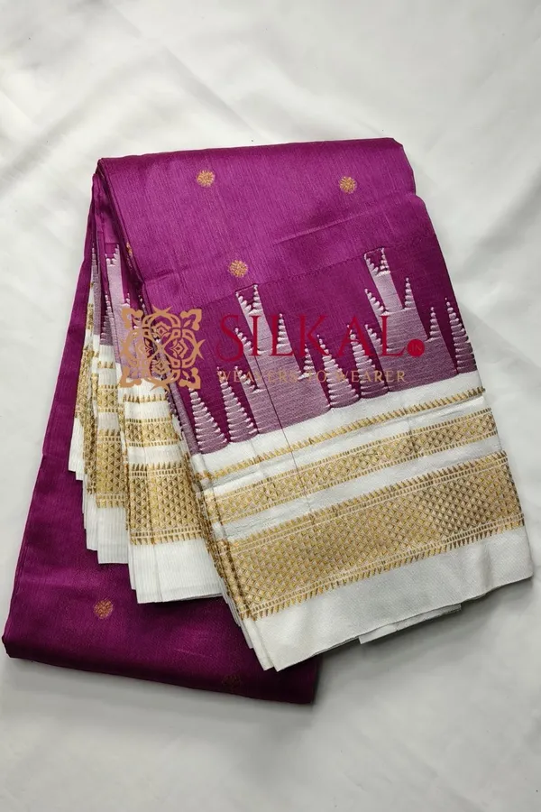 Ilkal_Gadwal_Teple__Butta_Cotton_Silk_Saree_SKL03640