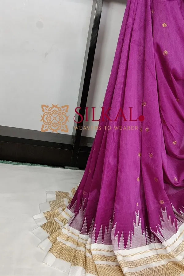 Ilkal_Gadwal_Teple__Butta_Cotton_Silk_Saree_SKL03640