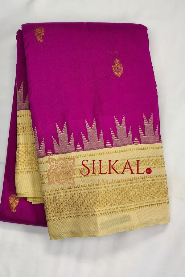 Ilkal_Gadwal_Teple__Butta_Cotton_Silk_Saree_SKL03641