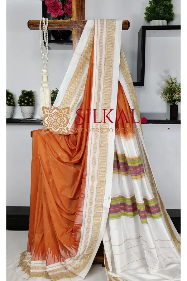 Ilkal_Gadwal_Teple__Butta_Cotton_Silk_Saree_SKL03643