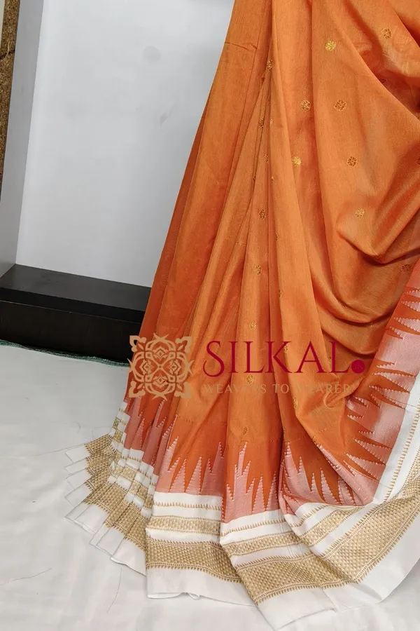 Ilkal_Gadwal_Teple__Butta_Cotton_Silk_Saree_SKL03643
