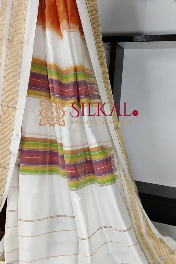 Ilkal_Gadwal_Teple__Butta_Cotton_Silk_Saree_SKL03643