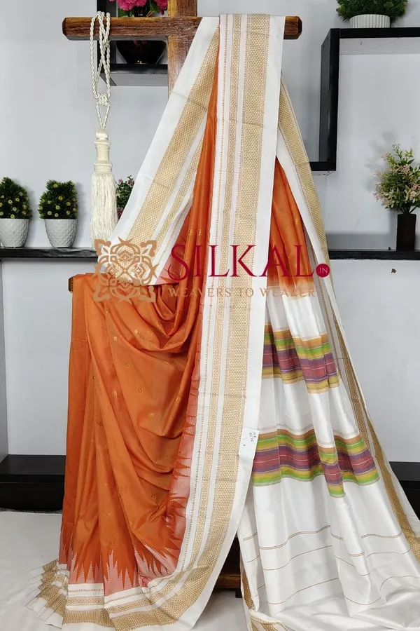 Ilkal_Gadwal_Teple__Butta_Cotton_Silk_Saree_SKL03643