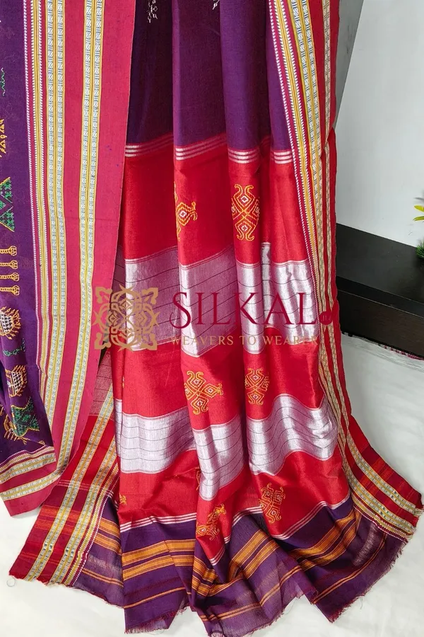Ilkal_Gomi_Border_Kasuti_Saree_SKL03880