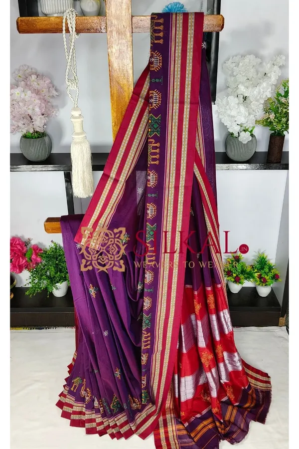 Ilkal_Gomi_Border_Kasuti_Saree_SKL03880