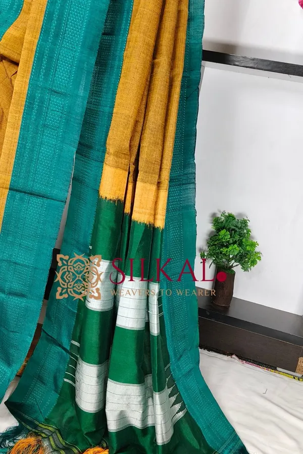 Ilkal_Handloom_Cotton_Silk_Chikki_Paras_Border_Saree_Code-_SKL03839