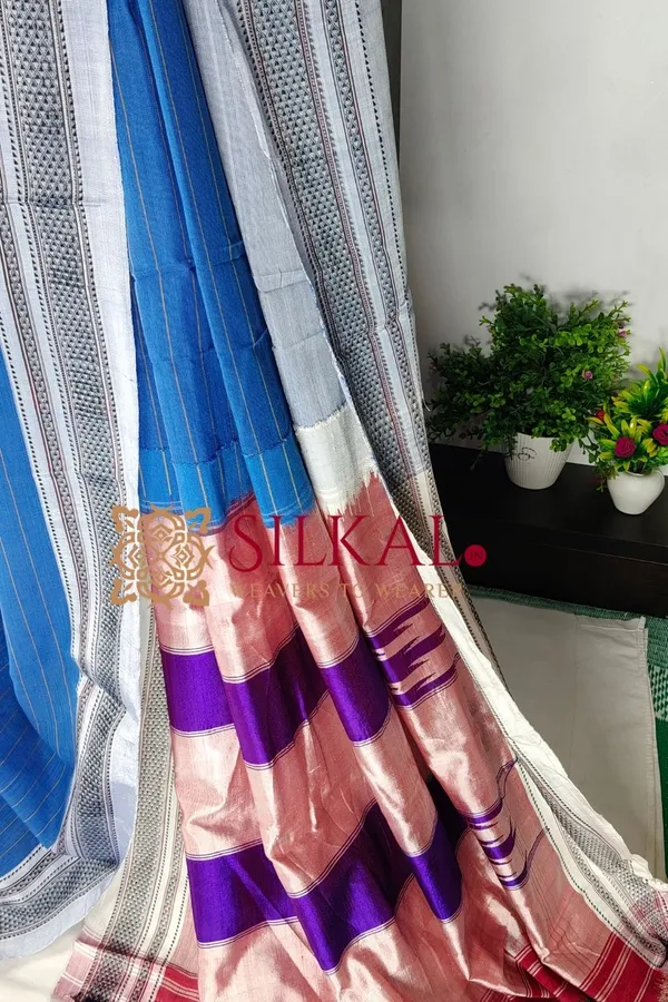 Ilkal_Handloom_Cotton_Silk_Chikki_Paras_Border_Saree_Code-_SKL04068