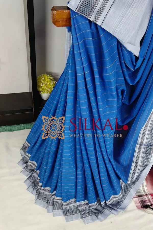 Ilkal_Handloom_Cotton_Silk_Chikki_Paras_Border_Saree_Code-_SKL04068